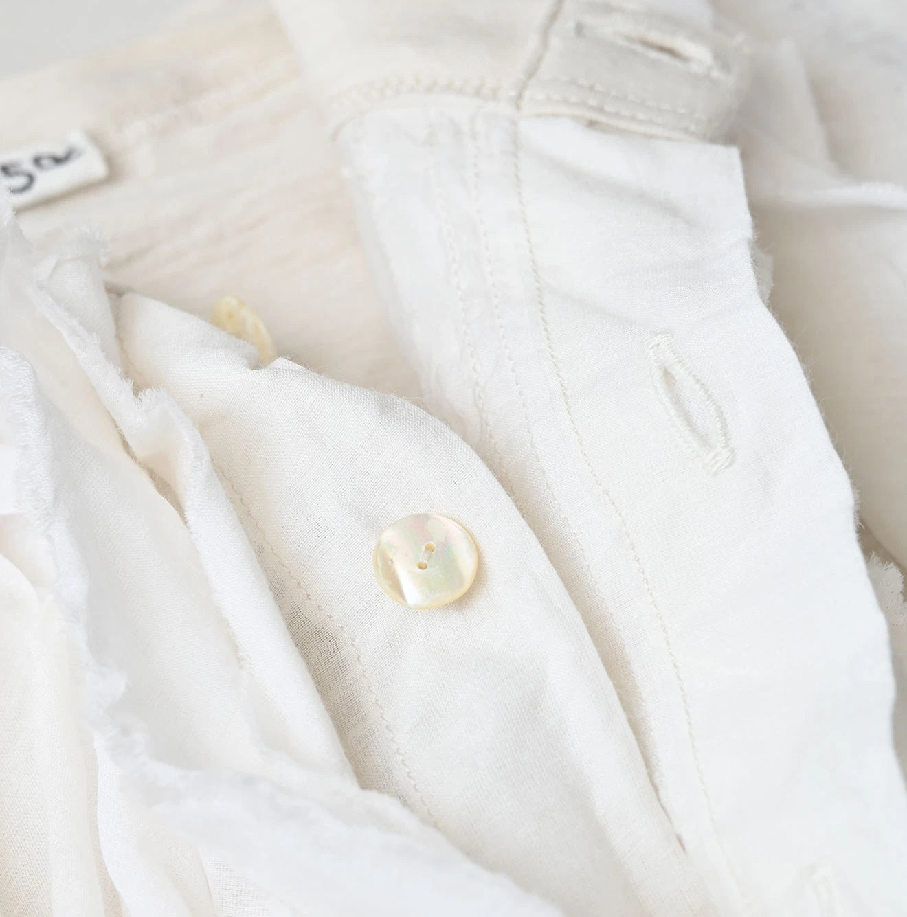 45R Tenjiku x Feather Khadi Frill Cardigan - Image 14