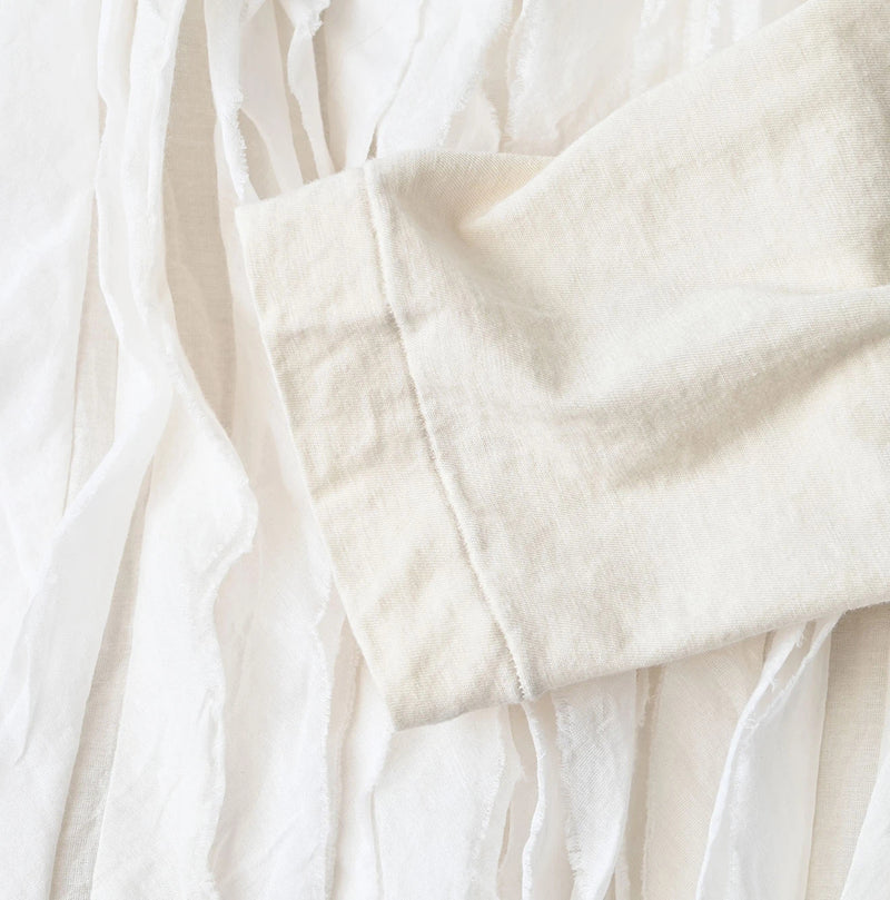 45R Tenjiku x Feather Khadi Frill Cardigan - Image 18