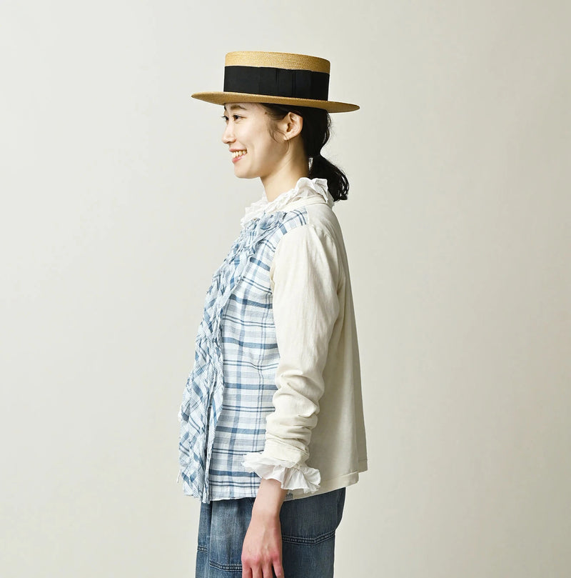 45R Tenjiku x Feather Khadi Frill Cardigan - Image 5