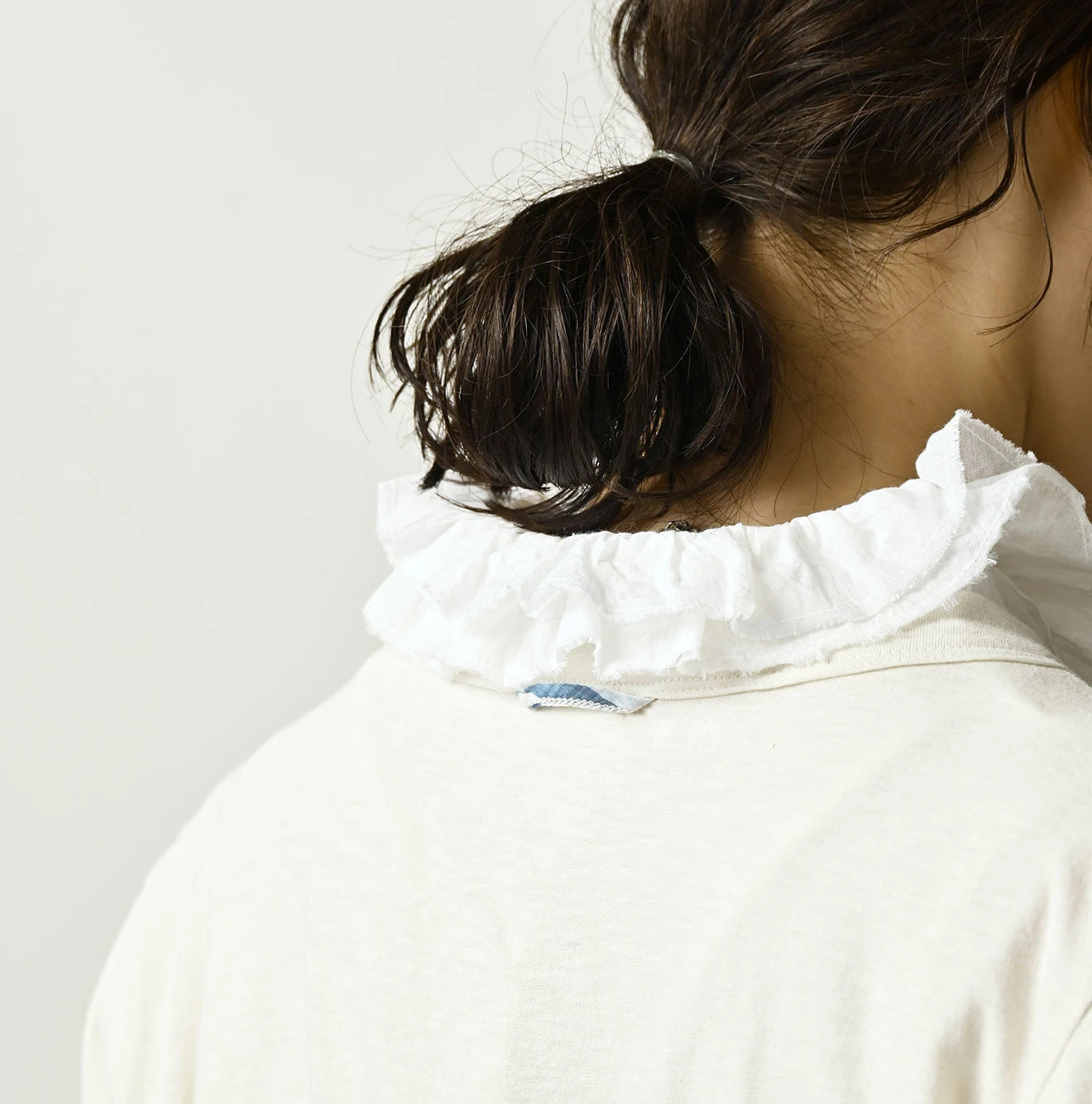 45R Tenjiku x Feather Khadi Frill Cardigan - Image 10