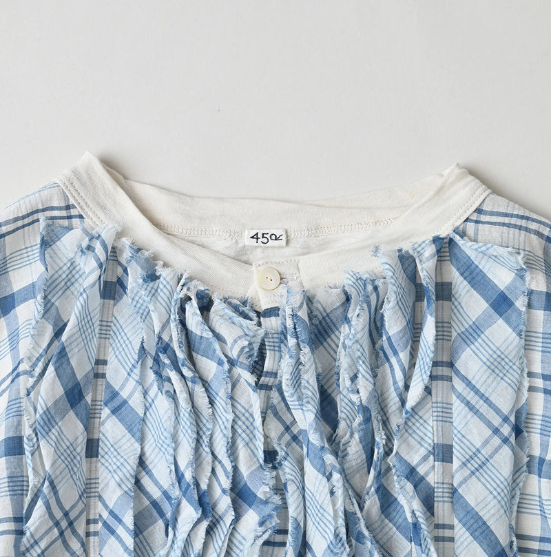 45R Tenjiku x Feather Khadi Frill Cardigan - Image 12