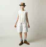 45R Tenjiku x Feather Khadi Frill Camisole