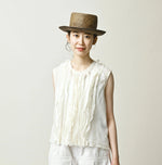 45R Tenjiku x Feather Khadi Frill Camisole