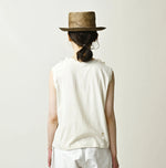 45R Tenjiku x Feather Khadi Frill Camisole