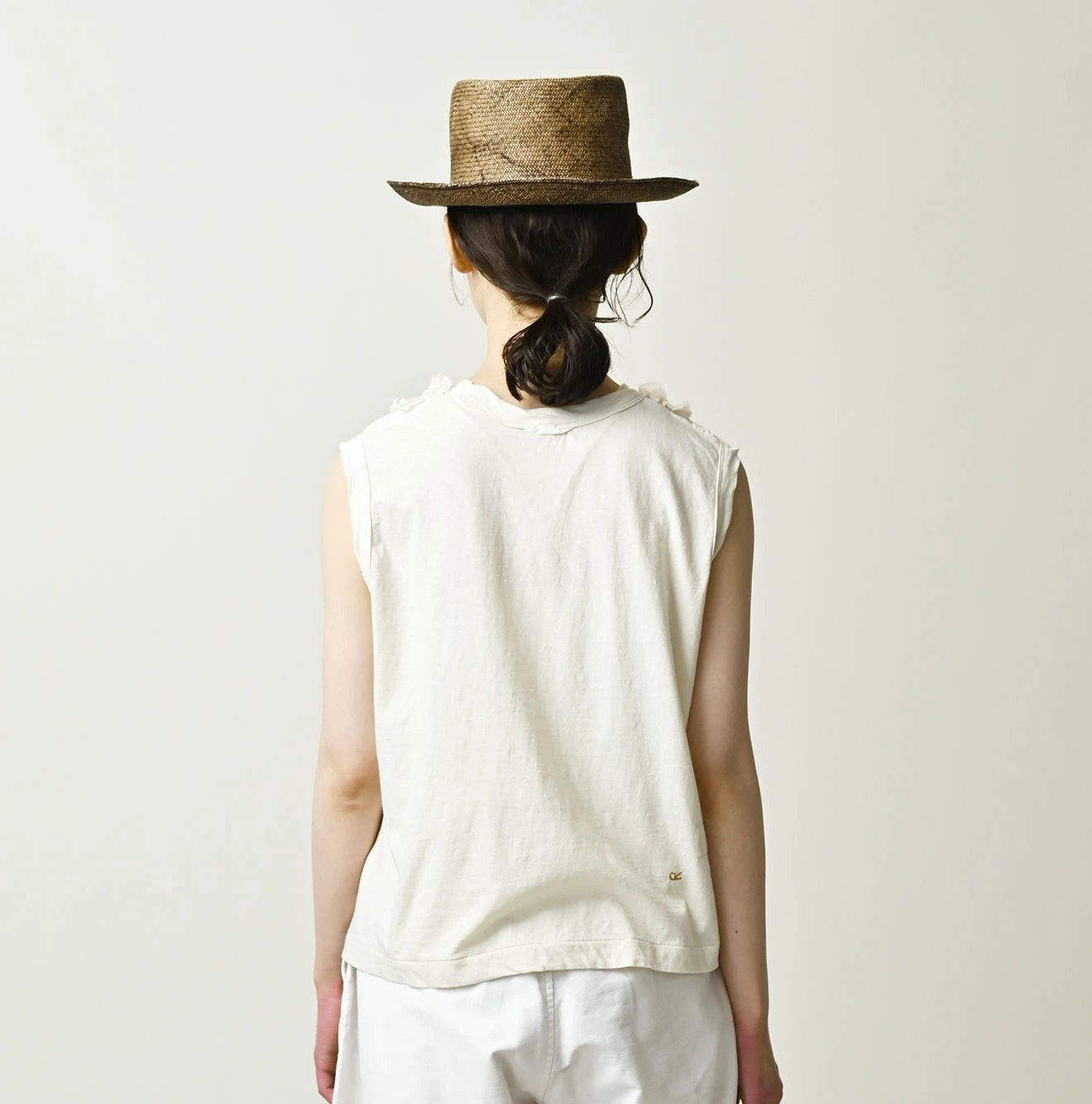 45R Tenjiku x Feather Khadi Frill Camisole - Image 5