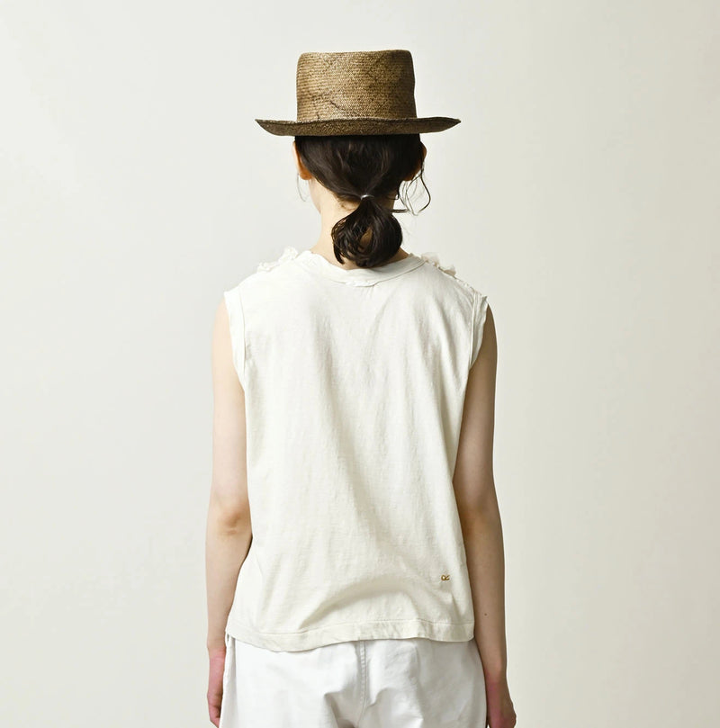 45R Tenjiku x Feather Khadi Frill Camisole - Image 5