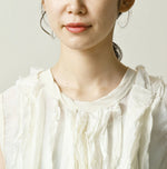 45R Tenjiku x Feather Khadi Frill Camisole