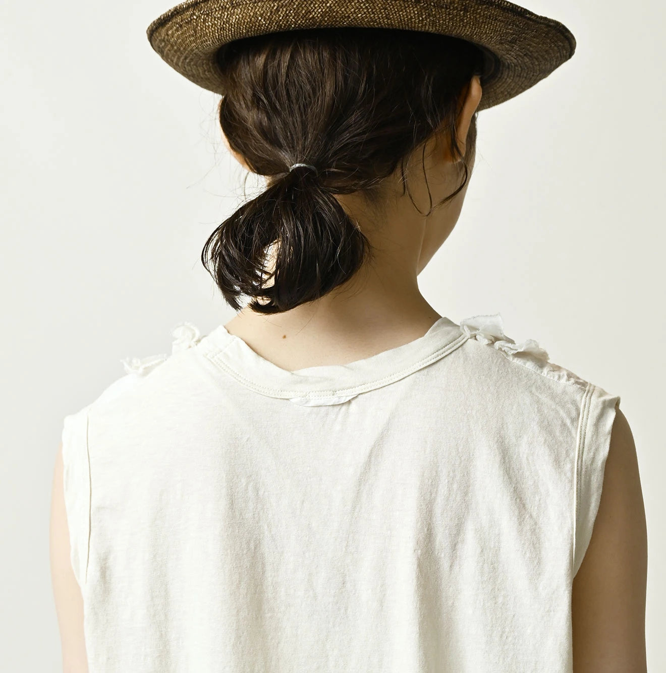45R Tenjiku x Feather Khadi Frill Camisole - Image 8