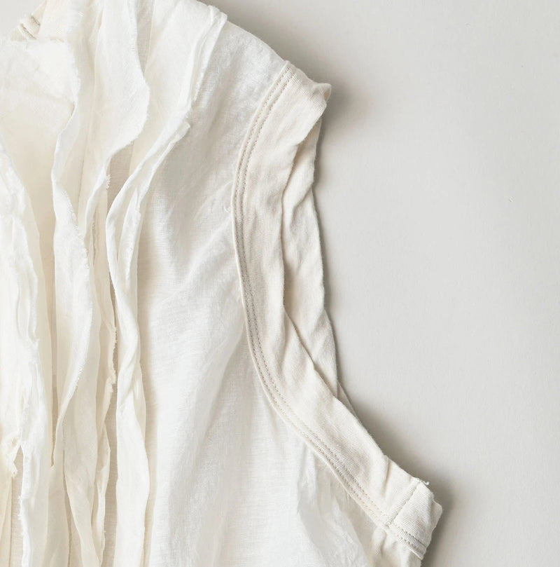 45R Tenjiku x Feather Khadi Frill Camisole - Image 13