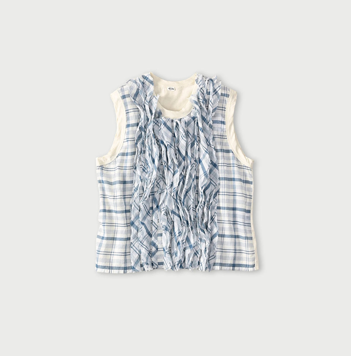 45R Tenjiku x Feather Khadi Frill Camisole