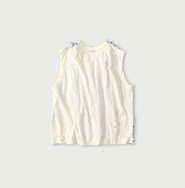45R Tenjiku x Feather Khadi Frill Camisole
