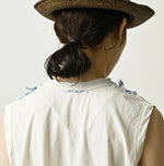 45R Tenjiku x Feather Khadi Frill Camisole