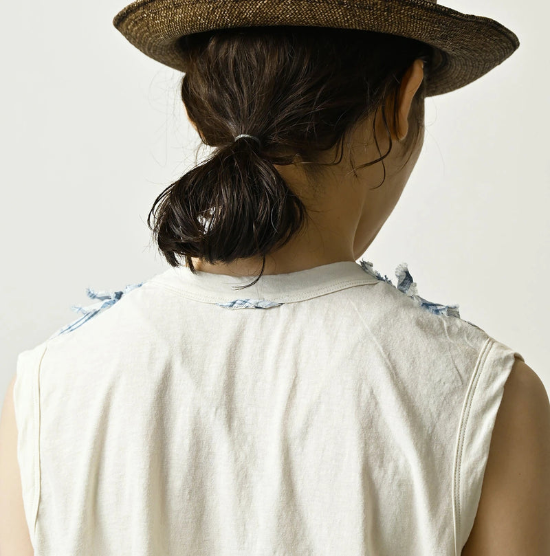 45R Tenjiku x Feather Khadi Frill Camisole - Image 9