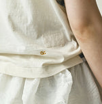 45R Tenjiku x Feather Khadi Frill Camisole
