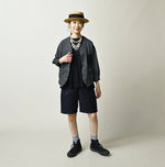 45R Hickory Tenjiku Puff Sleeve Overall