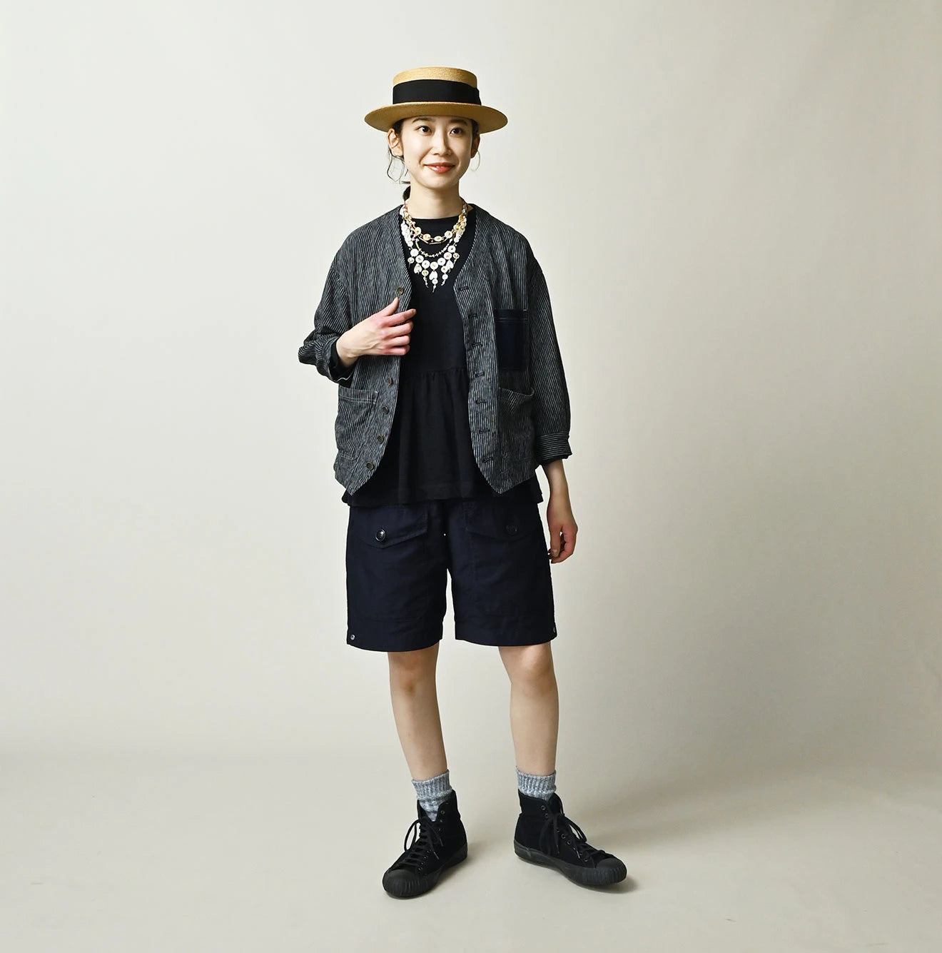 45R Hickory Tenjiku Puff Sleeve Overall - Image 3