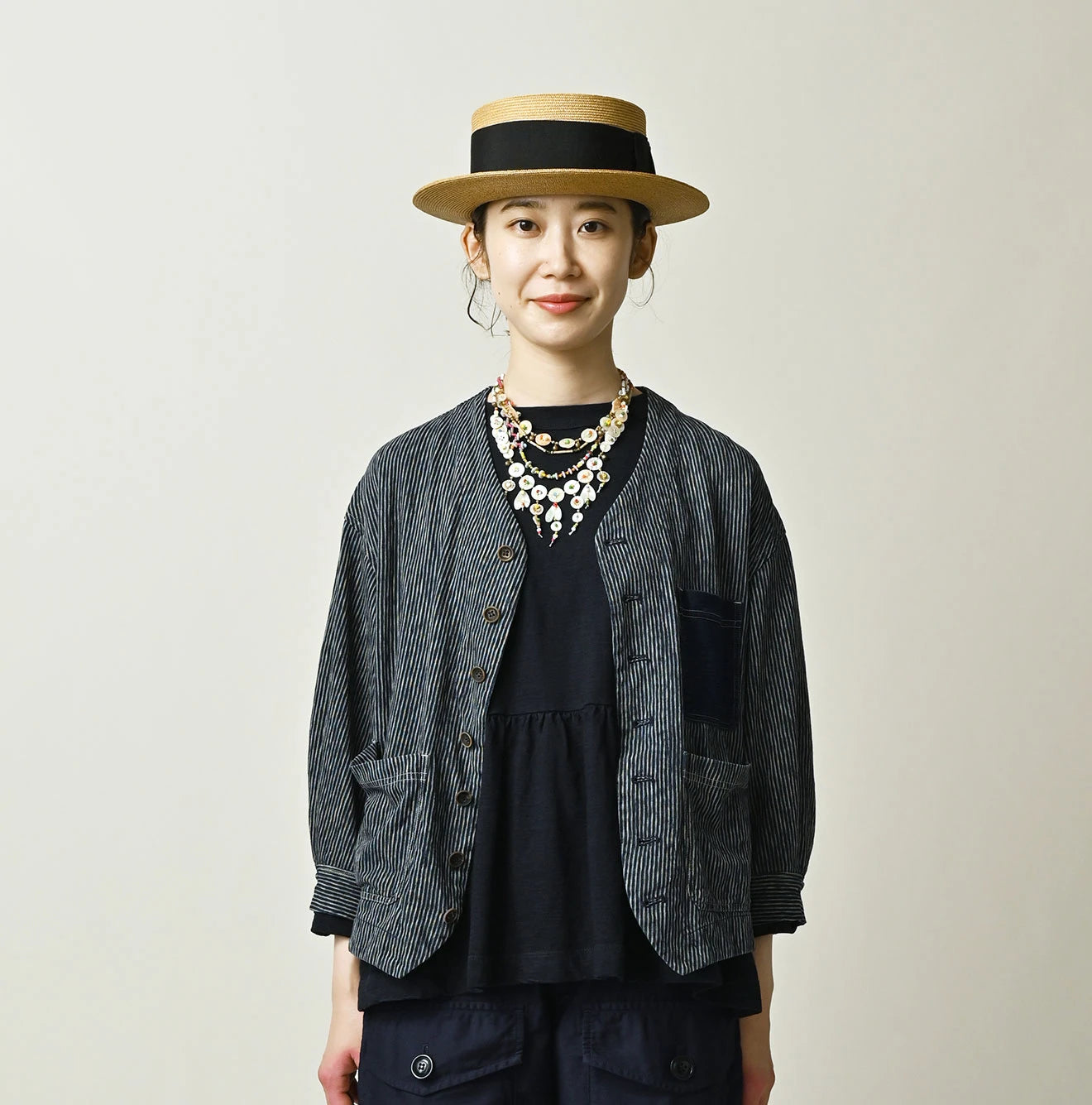 45R Hickory Tenjiku Puff Sleeve Overall - Image 4