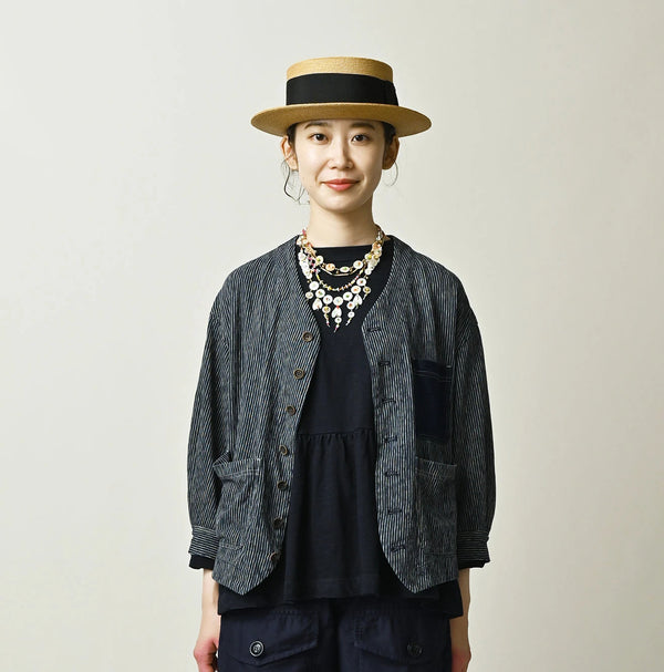 45R Hickory Tenjiku Puff Sleeve Overall