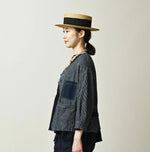 45R Hickory Tenjiku Puff Sleeve Overall