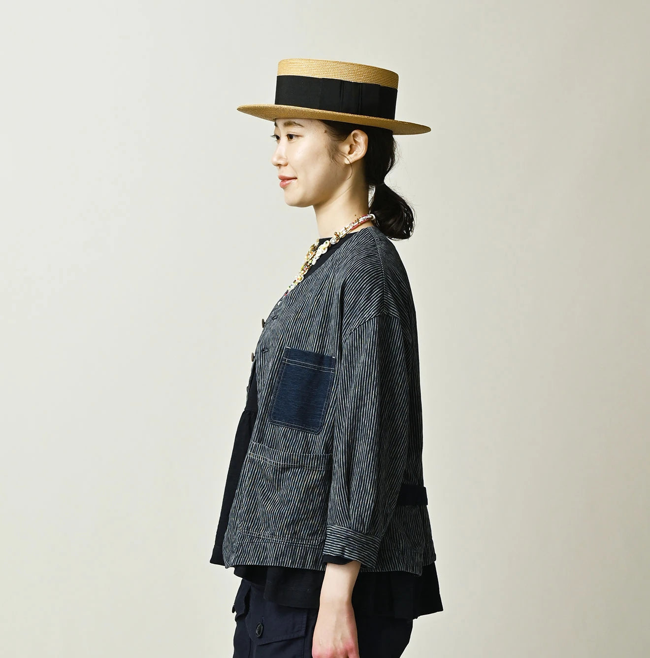 45R Hickory Tenjiku Puff Sleeve Overall - Image 5