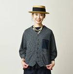 45R Hickory Tenjiku Puff Sleeve Overall