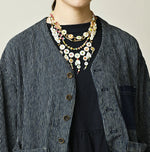 45R Hickory Tenjiku Puff Sleeve Overall