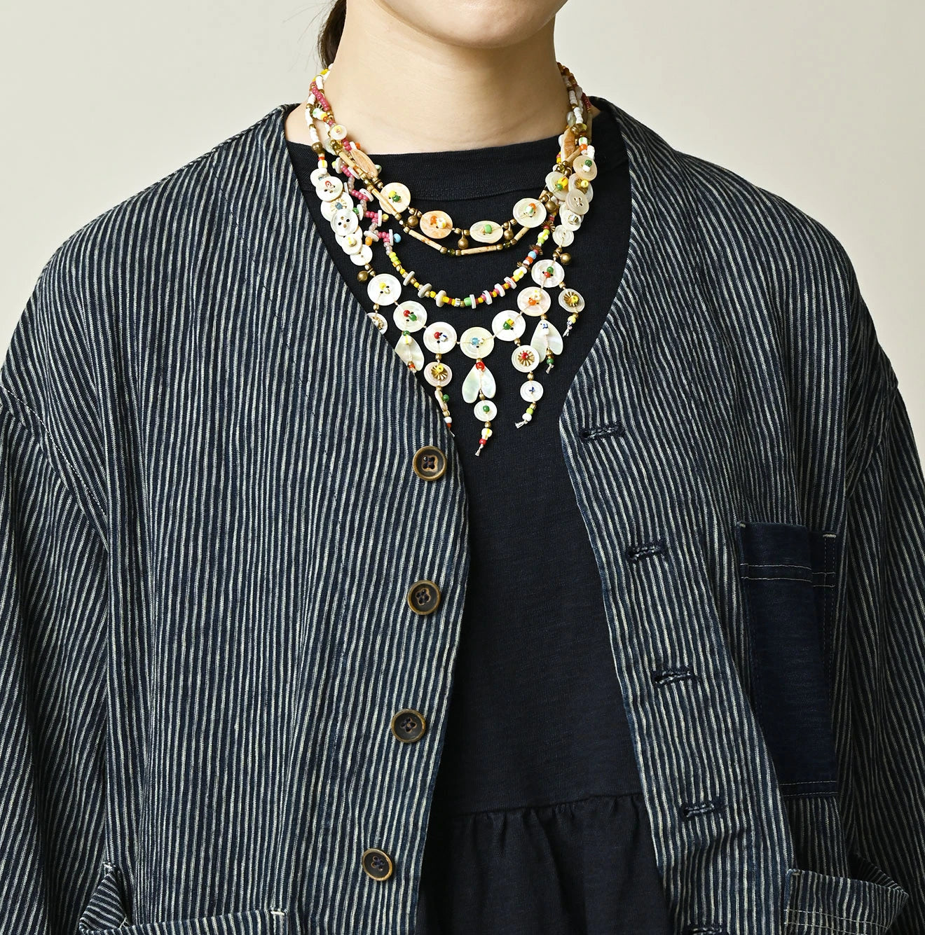 45R Hickory Tenjiku Puff Sleeve Overall - Image 8