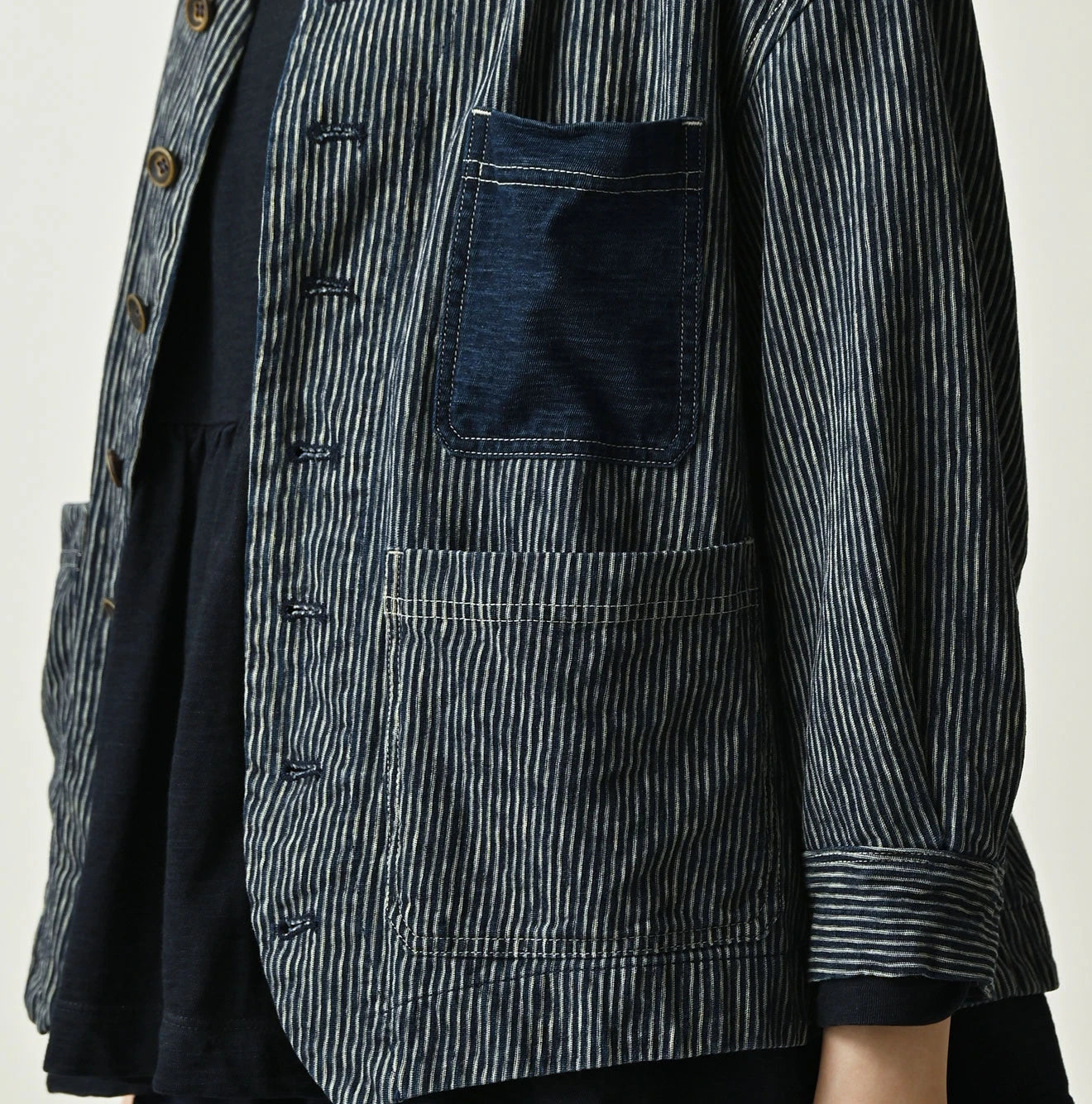 45R Hickory Tenjiku Puff Sleeve Overall - Image 9