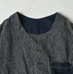 45R Hickory Tenjiku Puff Sleeve Overall