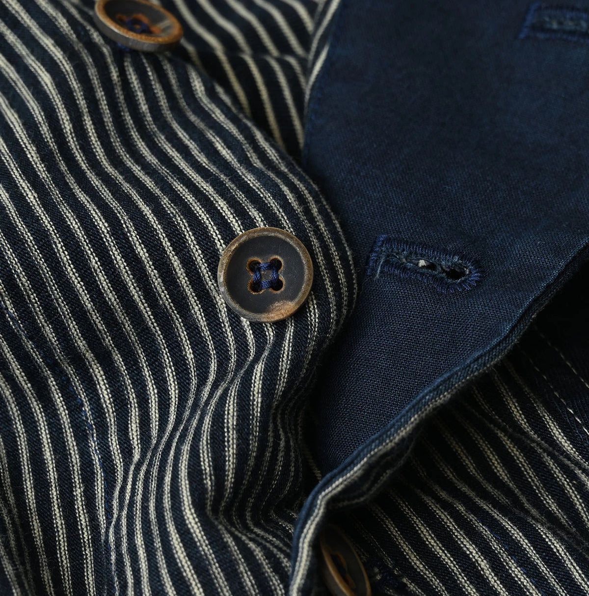 45R Hickory Tenjiku Puff Sleeve Overall