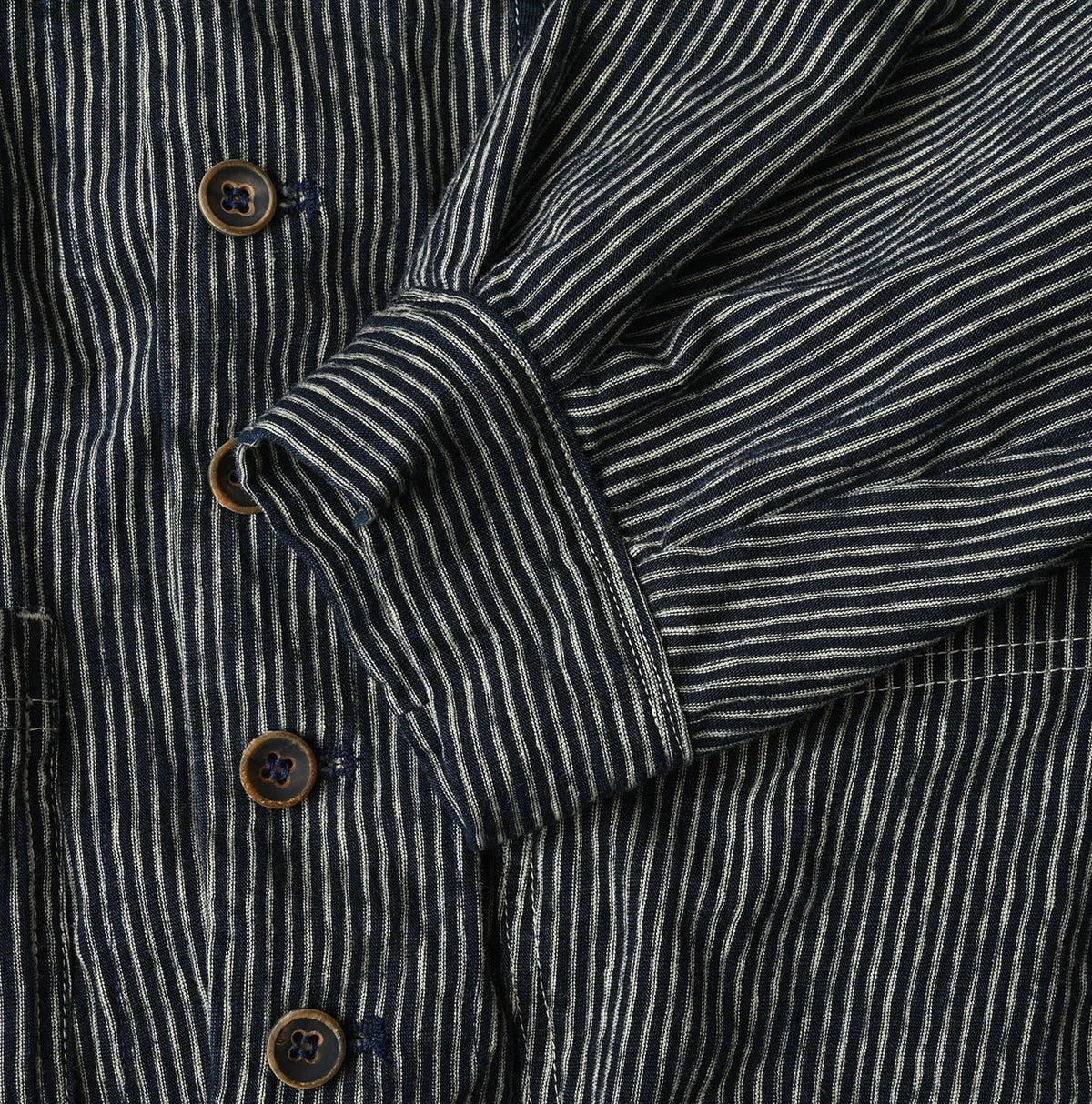 45R Hickory Tenjiku Puff Sleeve Overall