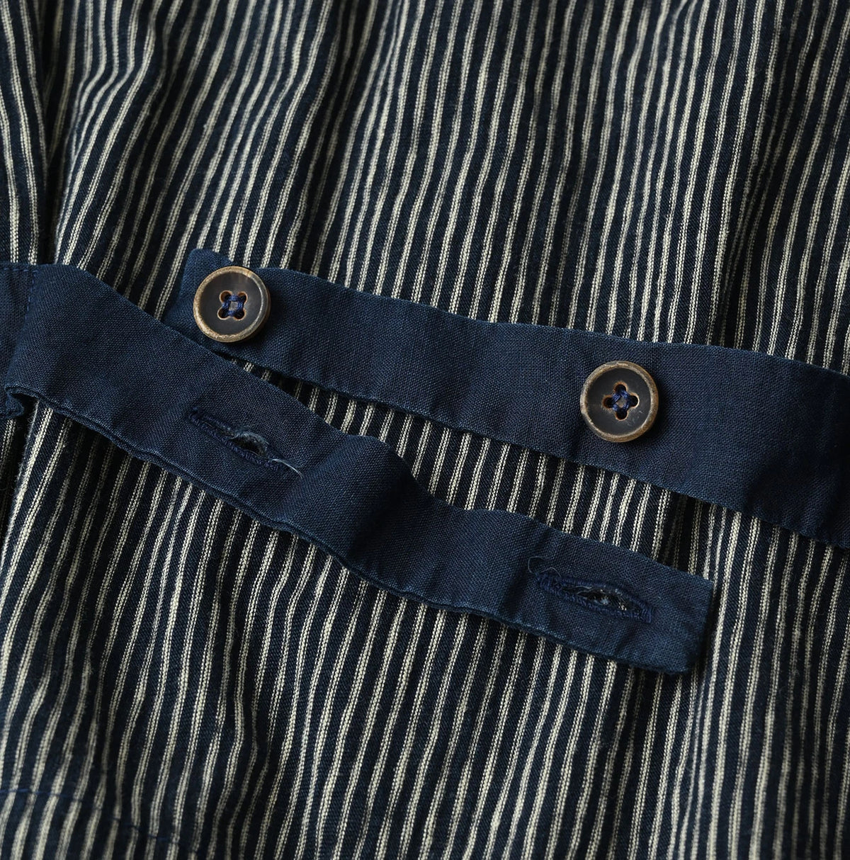 45R Hickory Tenjiku Puff Sleeve Overall