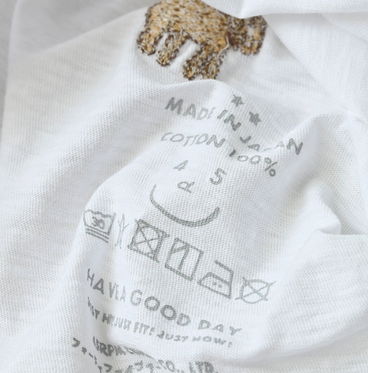 45R Donkey Logo Embroidery Chibi Hime T-shirt