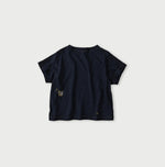 45R Indigo Donkey Logo Embroidery Chibi Hime T-shirt