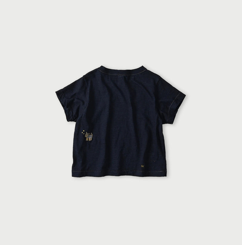 45R Indigo Donkey Logo Embroidery Chibi Hime T-shirt - Image 12