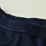 45R Indigo Donkey Logo Embroidery Chibi Hime T-shirt