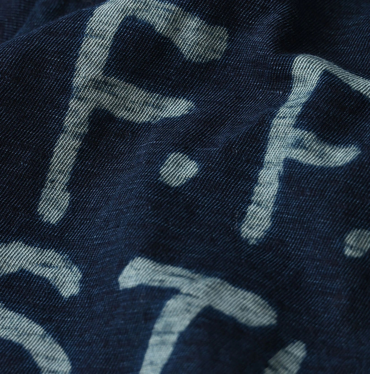 45R Indigo Donkey Logo Embroidery Chibi Hime T-shirt