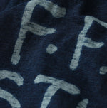 45R Indigo Donkey Logo Embroidery Chibi Hime T-shirt