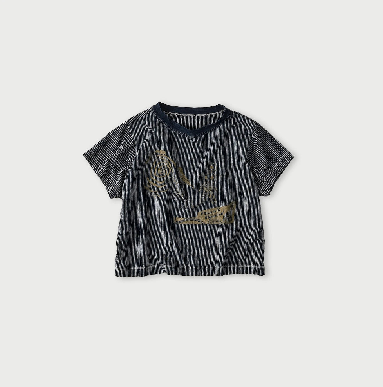 45R Indigo Hickory Tenjiku Graffiti Chibi T-shirt - Image 1