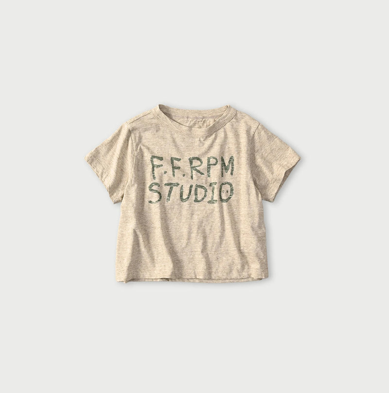 45R Donkey Logo Embroidery Chibi Hime T-shirt (Top-Dyed) - Image 1