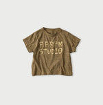 45R Donkey Logo Embroidery Chibi Hime T-shirt (Top-Dyed)
