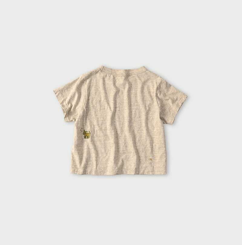 45R Donkey Logo Embroidery Chibi Hime T-shirt (Top-Dyed) - Image 13