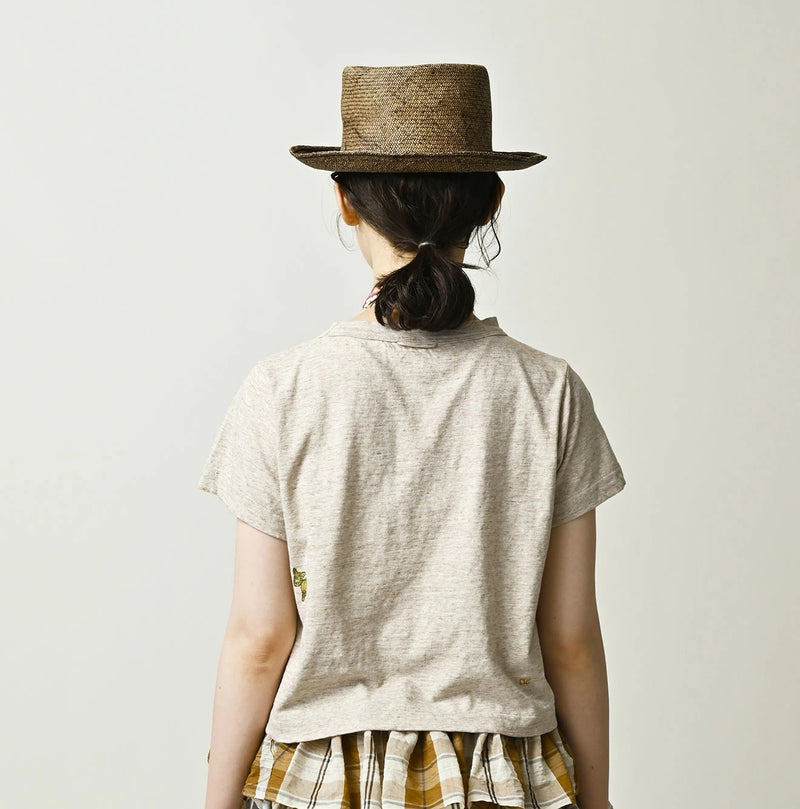 45R Donkey Logo Embroidery Chibi Hime T-shirt (Top-Dyed) - Image 7