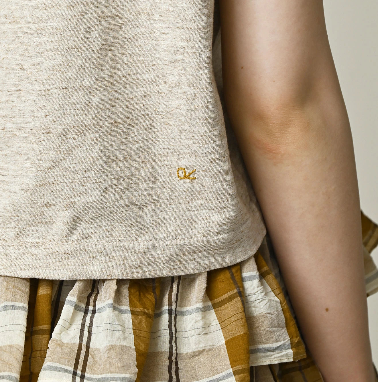 45R Donkey Logo Embroidery Chibi Hime T-shirt (Top-Dyed) - Image 12