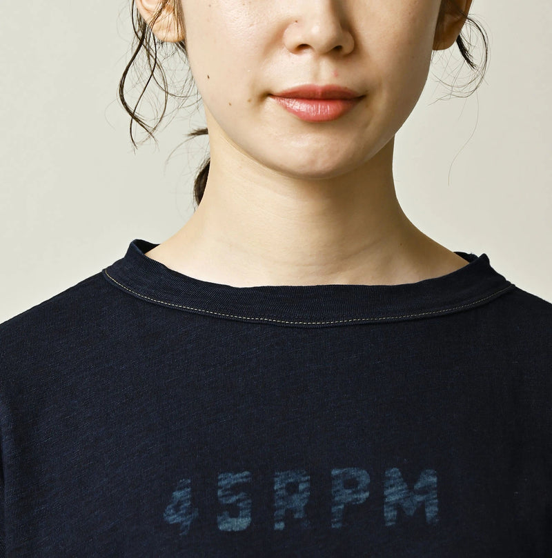 45R Indigo Chibi Hime de Logo T-shirt - Image 6