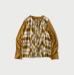 45R Tenjiku x Feather Khadi Frill Cardigan