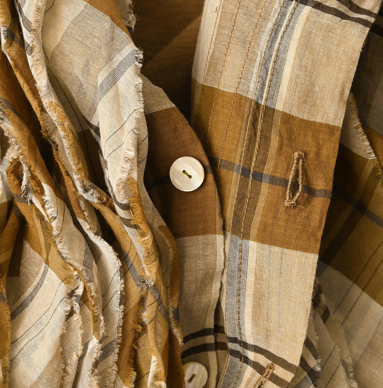 45R Tenjiku x Feather Khadi Frill Cardigan - Image 14