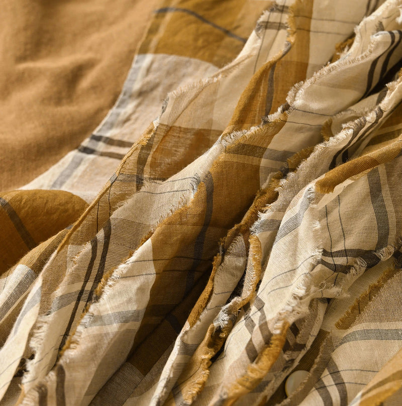 45R Tenjiku x Feather Khadi Frill Cardigan - Image 15