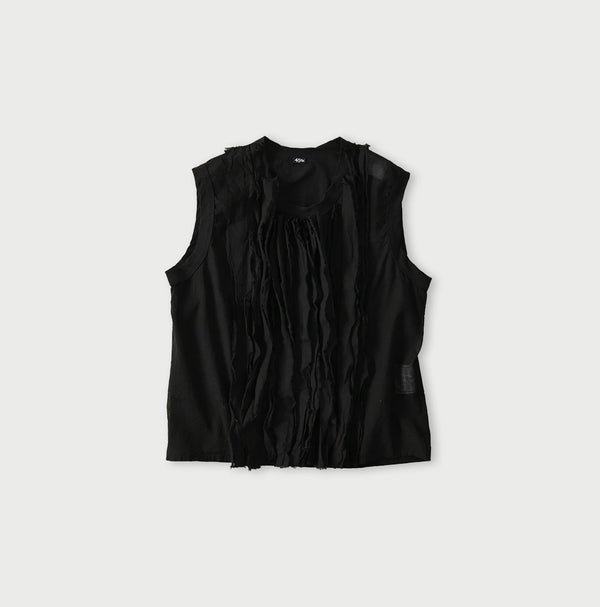 45R Tenjiku x Feather Khadi Frill Camisole