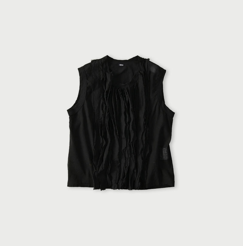 45R Tenjiku x Feather Khadi Frill Camisole - Image 1